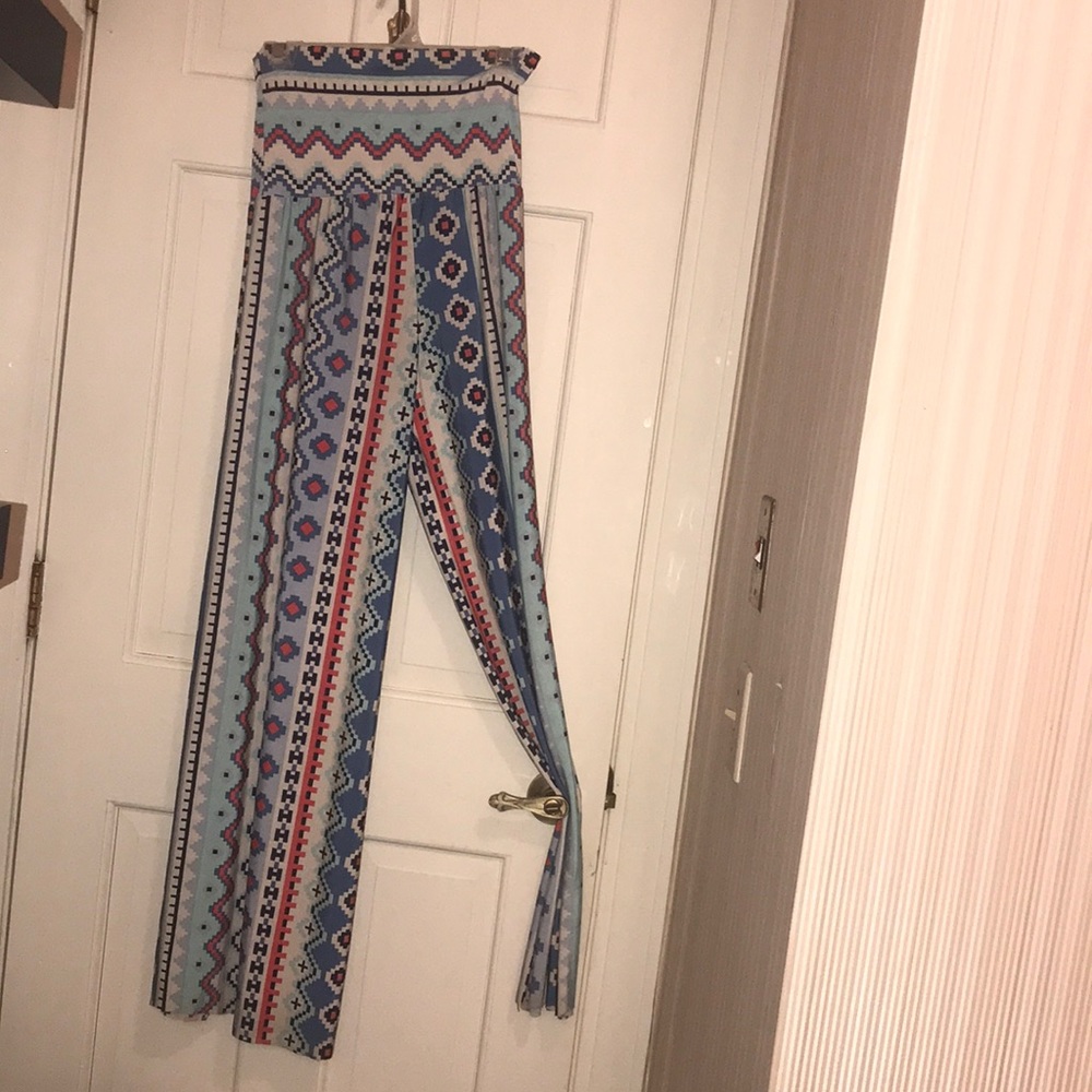 Colorful printed pants